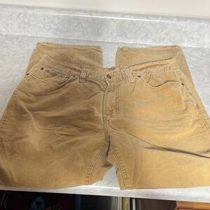 Classic Tan Corduroy Pants for Men by Polo